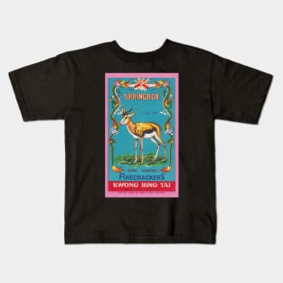 VINTAGE FIRECRACKER SPRINGBOK Kids T-Shirt